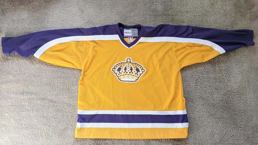 Vintage Los Angeles Kings gold XXL CCM replica Jersey