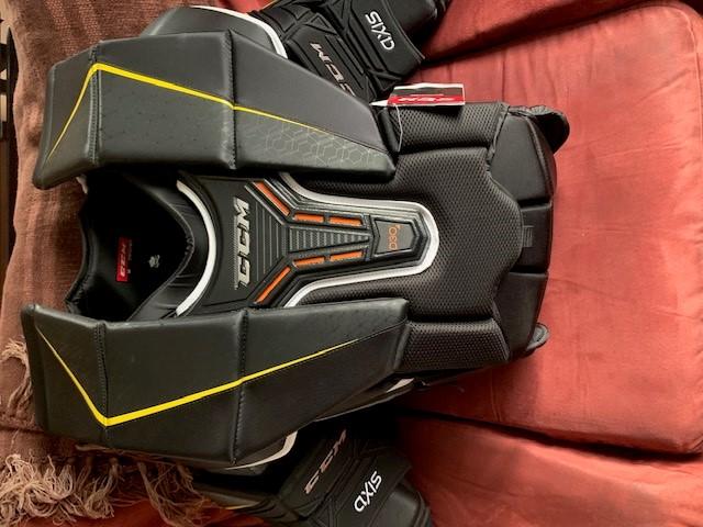 Used Senior Large CCM Axis Pro Goalie Chest Protector