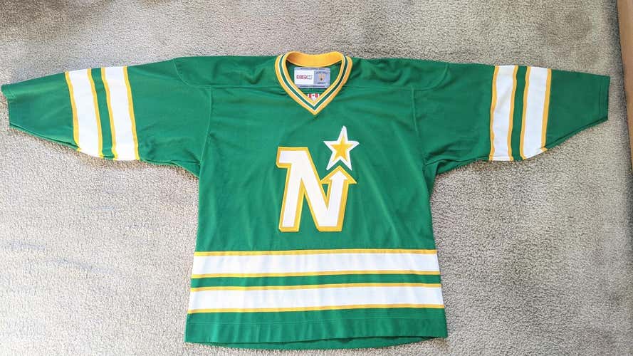 Vintage Minnesota North Stars XL Replica Jersey