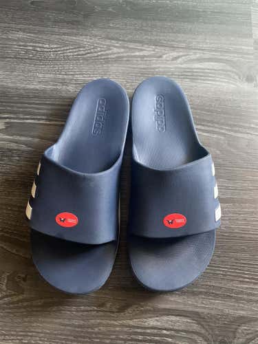 Washington Capitals Coach Trotz Adidas Sandals