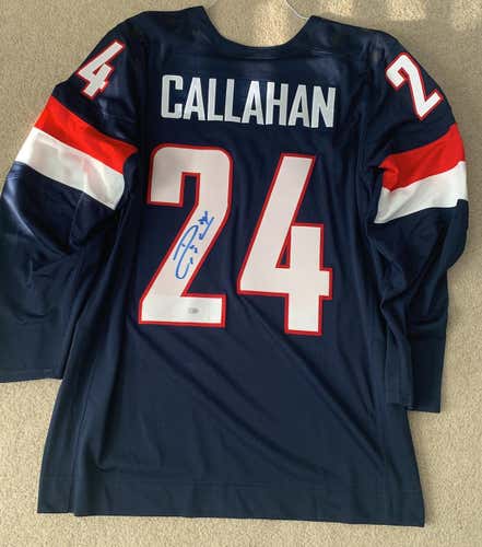 SIGNED Ryan Callahan Team USA Nike Jersey