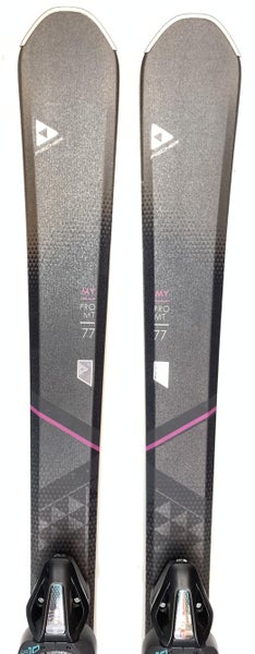 New Fischer My Pro MT 77 All Mountain Skis with Bindings Size 164 (Option 1900113)