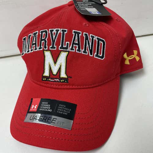 New Maryland Under Armour Red Hat