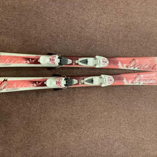 Used  Volkl Chica With Bindings Skis