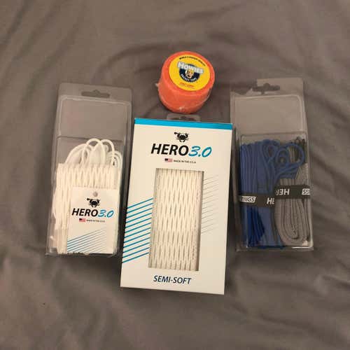 White New ECD Mesh And Strings