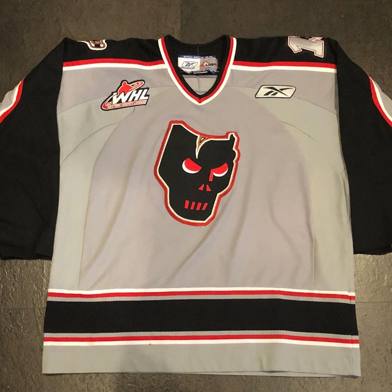 New CCM Premier Calgary Hitmen Hockey Player Jersey Senior Small 7185 WHL  Adult