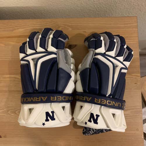 New Team Issued Naval Academy Under Armour BioFit (13")Gloves
