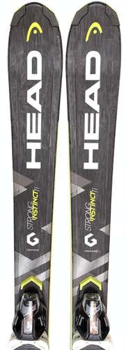 Used Head Strong Instinct Ti All Mountain Skis with Bindings Size 156 (Option 2010190)