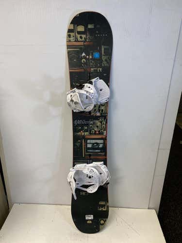 Used Burton Blunt New Matrix 611 M L Binding 157 Cm Snowboard Mens Combo