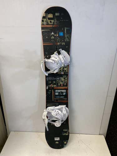 Used Burton Blunt New Matrix 611 M L Binding 154 Cm Snowboard Mens Combo