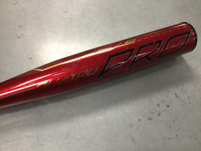 Used Rawlings Quatro Pro 33" -3 Drop Baseball & Softball High School Bats