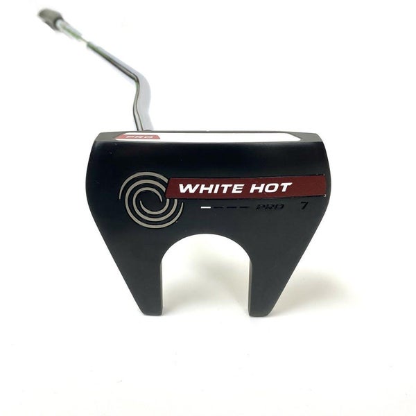 Used Odyssey White Hot Pro 7 Mens Left Mallet Putter