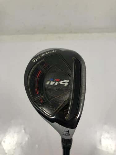 Used Taylormade M4 4 Hybrid Graphite Stiff Golf Hybrids