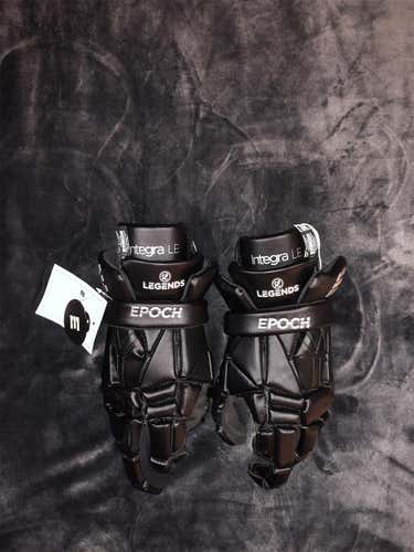 Black New Player's Epoch Integra LE 14" Lacrosse Gloves