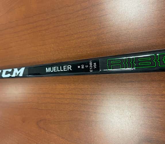 New Senior CCM Right Handed RibCor Trigger 4 PRO Hockey Stick Pro Stock - #19 Chris Mueller Model