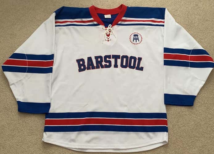 Barstool Sports Athletic Knit Hockey Jersey Size Large