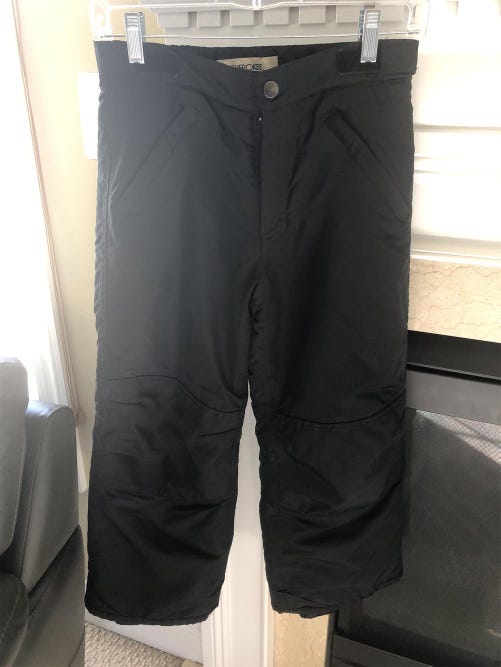 Black Snow/Ski Youth Medium Pants