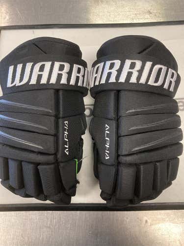 Black Junior Warrior Alpha QX4 12"  Gloves