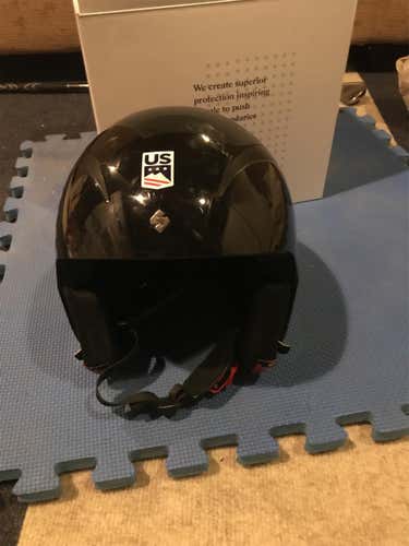 Black Used Medium Sweet Protection Helmet FIS Legal