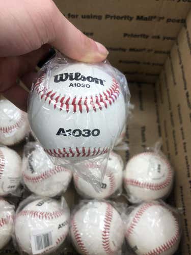 New Wilson A1030 Baseballs 12 Pack (1 Dozen)