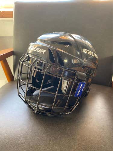 Black Used Youth Bauer M10 Helmet