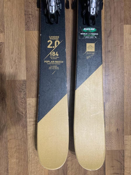 Used 2018 Faction Candide Thovex 2.0 Skis 184cm w/ Marker Griffon