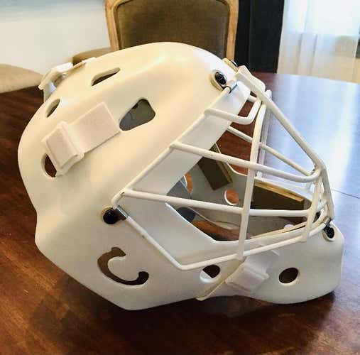 White  Other Pro Stock Goalie Mask