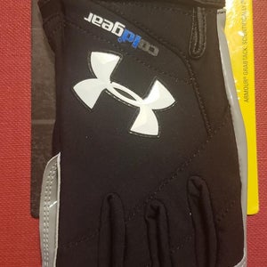 NEW Under Armour UA Coldgear Storm All Purpose Cold Weather Gloves BLACK 1230451 coaches & players