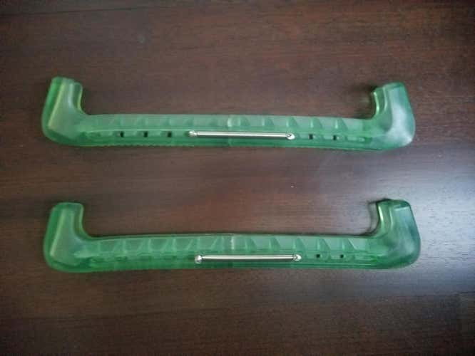 Green Adjustable Skate Guards, Great Protection. Used