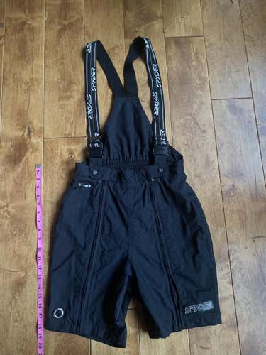Black Used Unisex Youth Size 14 Spyder Shorts