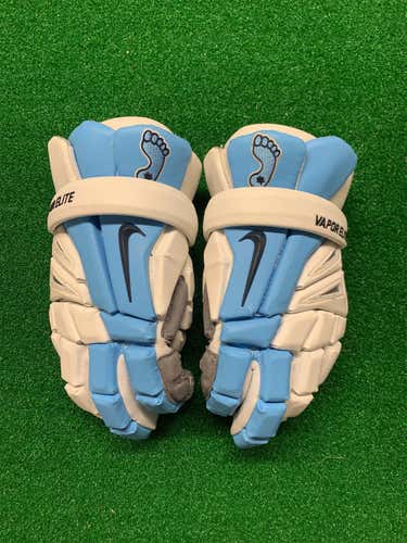 North Carolina Lacrosse New Player's Nike Vapor Elite 13" Lacrosse Gloves