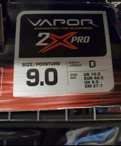 Bauer Vapor 2X-PRO Size 9D **NEW IN BOX**