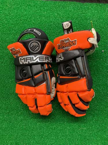 Express Lacrosse Used Player's Maverik M3 13" Lacrosse Gloves
