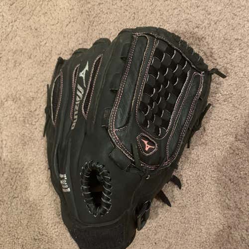 Black Kid Pitch (9YO-13YO) Infield Finch 12.5" Softball Glove