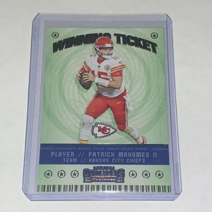 Patrick Mahomes II Kansas City Chiefs NFL 2020 Panini Contenders Winning Ticket