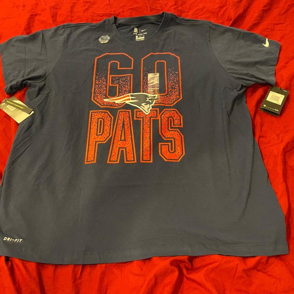 NFL New England Patriots Fanatics Size 3XL Gray T-Shirt * NEW NWT