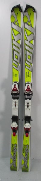Used Volkl Racetiger 165cm SL Race Skis with Marker Xcell 16 bindings (406D)