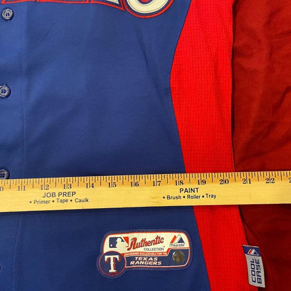 New York Mets Men's Majestic Cool Base 2 Button Replica Jersey MLB Shirt