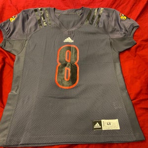 RARE * Lamar Jackson #8 Louisville Cardinals Team Issued Gray Adidas Size 48 Practice Jersey