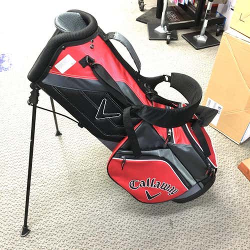 Used Callaway Black And Red Golf Stand Bags