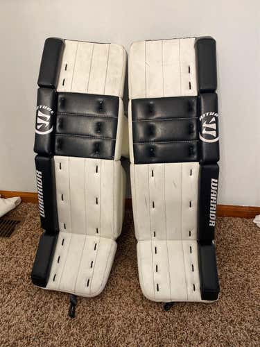 Used 28" Warrior Ritual G3 Goalie Leg Pads