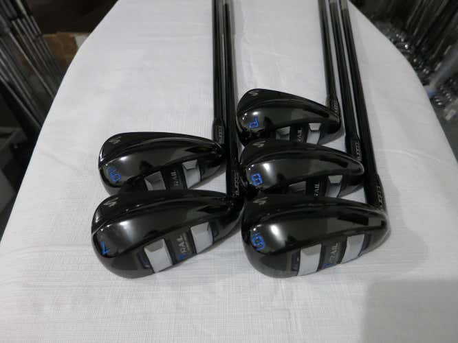 Cobra 2020 T-Rail Black Iron Set TRail - 6-PW - Senior Flex Graphite - LH