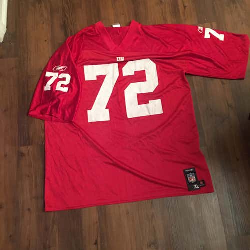 New York Giants Osi Umenyiora Red Sz XL Reebok Jersey