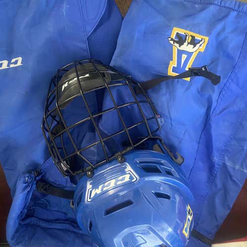 Fairbanks Nanooks CCM 710 Pro Stock Helmet And Girdle