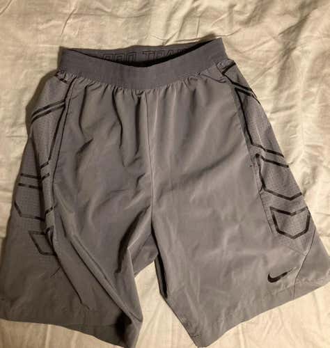 New Grey Nike Pro Training Shorts (SMALL)
