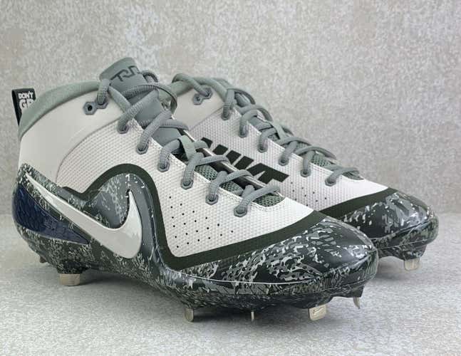 NEW Nike Force Zoom Trout 4 Mid CAMO USA Baseball Cleats 917837-004 Mens Size 13 Salute to Service