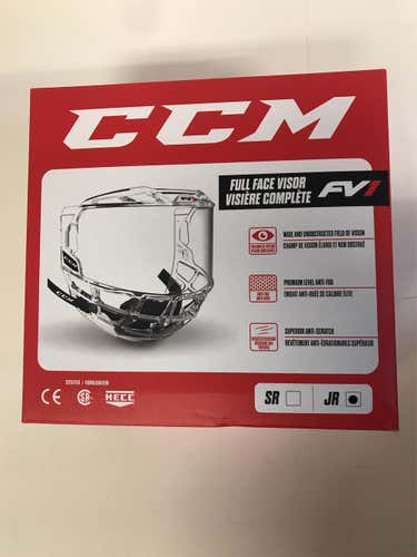 Jr CCM FV1 Clear Face Visor