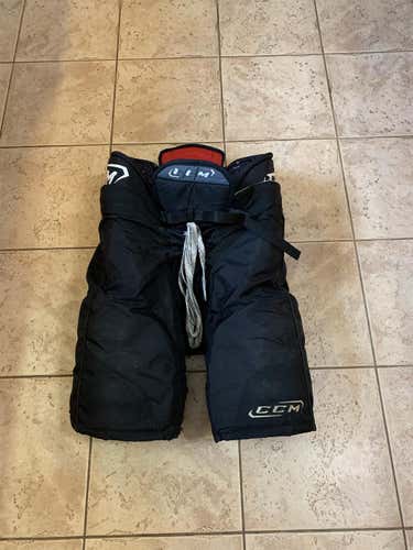 CCM U+ Black Hockey Pants SR Large