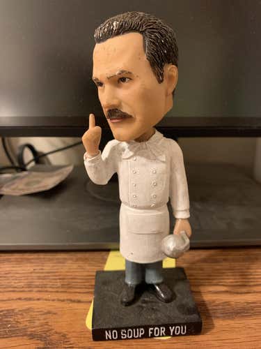 Seinfeld "No Soup For You" Soup Nazi Bobblehead New In Box