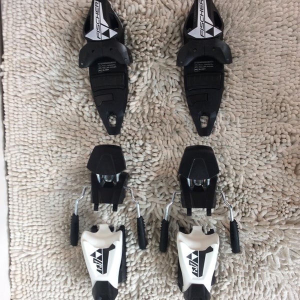 New Fischer FJ7 AC Junior Rail Ski Bindings 78 mm Brake